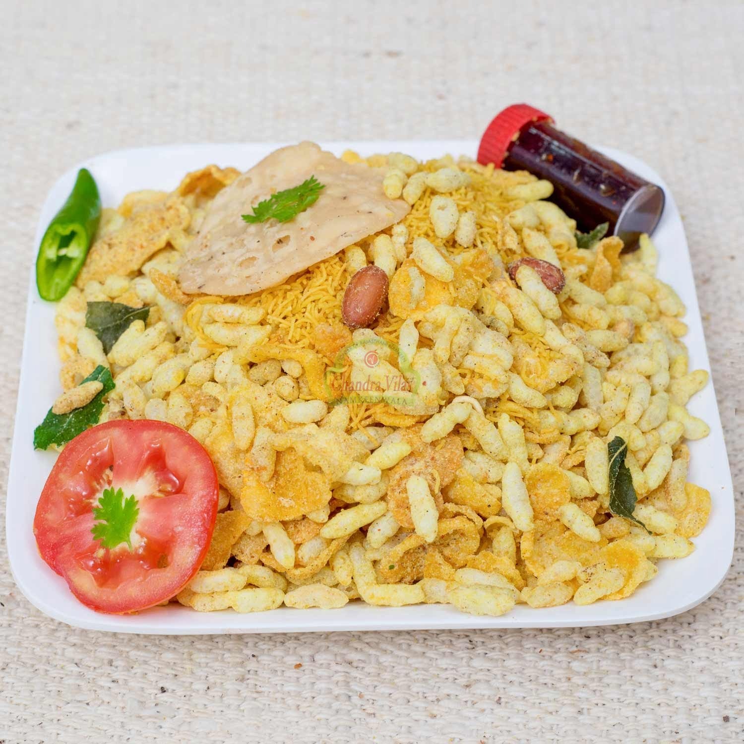 Bhel Puri Mix With Chutney Combo